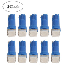 Load image into Gallery viewer, 30 PCS T5 1LED SMD-5050 Car Modification LED Indicator Light Blue Light, A3894
