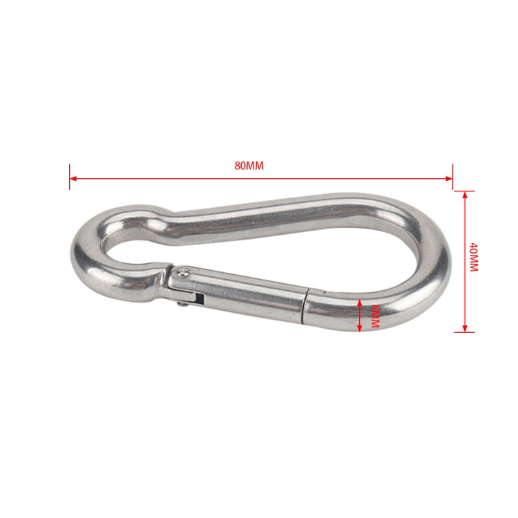 RV Trailer Spring Safety Rope Breakaway Cable, M8 x 80mm, M10 x 100mm