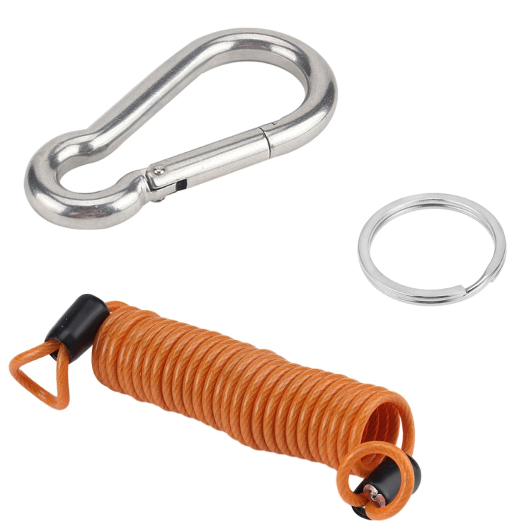 RV Trailer Spring Safety Rope Breakaway Cable, M8 x 80mm, M10 x 100mm