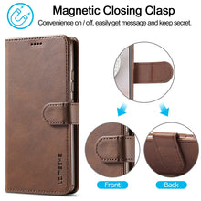 Load image into Gallery viewer, LC.IMEEKE Calf Texture Horizontal Flip Leather Case with Holder &amp; Card Slots &amp; Wallet, For Samsung Galaxy A42 5G, For Samsung Galaxy S21 5G, For Samsung Galaxy S21+ 5G, For Samsung Galaxy S21 Ultra 5G, For Xiaomi Mi 10 5G / Mi 10T Pro 5G               ...