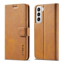 Load image into Gallery viewer, LC.IMEEKE Calf Texture Horizontal Flip Leather Case with Holder &amp; Card Slots &amp; Wallet, For Samsung Galaxy A42 5G, For Samsung Galaxy S21 5G, For Samsung Galaxy S21+ 5G, For Samsung Galaxy S21 Ultra 5G, For Xiaomi Mi 10 5G / Mi 10T Pro 5G               ...