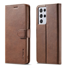 Load image into Gallery viewer, LC.IMEEKE Calf Texture Horizontal Flip Leather Case with Holder &amp; Card Slots &amp; Wallet, For Samsung Galaxy A42 5G, For Samsung Galaxy S21 5G, For Samsung Galaxy S21+ 5G, For Samsung Galaxy S21 Ultra 5G, For Xiaomi Mi 10 5G / Mi 10T Pro 5G               ...