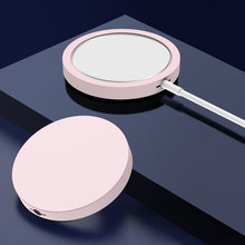 Load image into Gallery viewer, Magsafe Wireless Charger Silicone Protective Case, Pink, Black, Red, Grey, Wine Red, Green, Warm White, Light Purple, Dark Blue