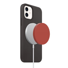 Load image into Gallery viewer, Magsafe Wireless Charger Silicone Protective Case, Pink, Black, Red, Grey, Wine Red, Green, Warm White, Light Purple, Dark Blue