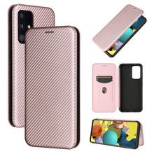 Load image into Gallery viewer, Carbon Fiber Texture Magnetic Horizontal Flip TPU + PC + PU Leather Case with Card Slot, For Samsung Galaxy A72 5G, For Samsung Galaxy A52 5G, For OPPO Reno5 Pro 5G, For Cubot X30