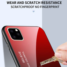 Load image into Gallery viewer, Gradient Color Glass Case, For iPhone 11 Pro, For iPhone 11 Pro Max, For iPhone 11