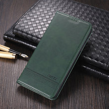 Load image into Gallery viewer, AZNS Magnetic Calf Texture Horizontal Flip Leather Case with Card Slots &amp; Holder &amp; Wallet, For Xiaomi Poco M3, For Xiaomi Redmi Note 9, For Oppo A92s