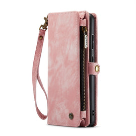 CaseMe Detachable Multifunctional Horizontal Flip Leather Case, with Card Slot & Holder & Zipper Wallet & Photo Frame, For Samsung Galaxy S21 5G, For Samsung Galaxy S21+ 5G, For Samsung Galaxy S21 Ultra 5G