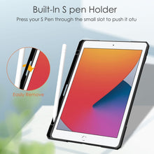 Load image into Gallery viewer, Transparent Acrylic + TPU Back Cover Horizontal Flip Leather Case with 3-folding Holder &amp; Pen Holder &amp; Sleep / Wake-up Function, For iPad 10.2 2021 / 2020 / 2019