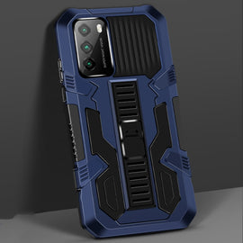 Vanguard Warrior All Inclusive Double-color Shockproof TPU + PC Protective Case with Holder, For Xiaomi Poco M3, For Samsung Galaxy Note20 Ultra, For Motorola Moto G9 Plus