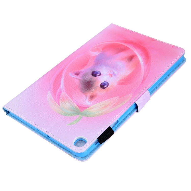 For Galaxy Tab S5e 10.5 T720 / T725 Colored Drawing Horizontal Flip PU Leather Case with Holder & Card Slots