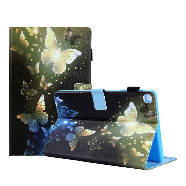 For Galaxy Tab S5e 10.5 T720 / T725 Colored Drawing Horizontal Flip PU Leather Case with Holder & Card Slots