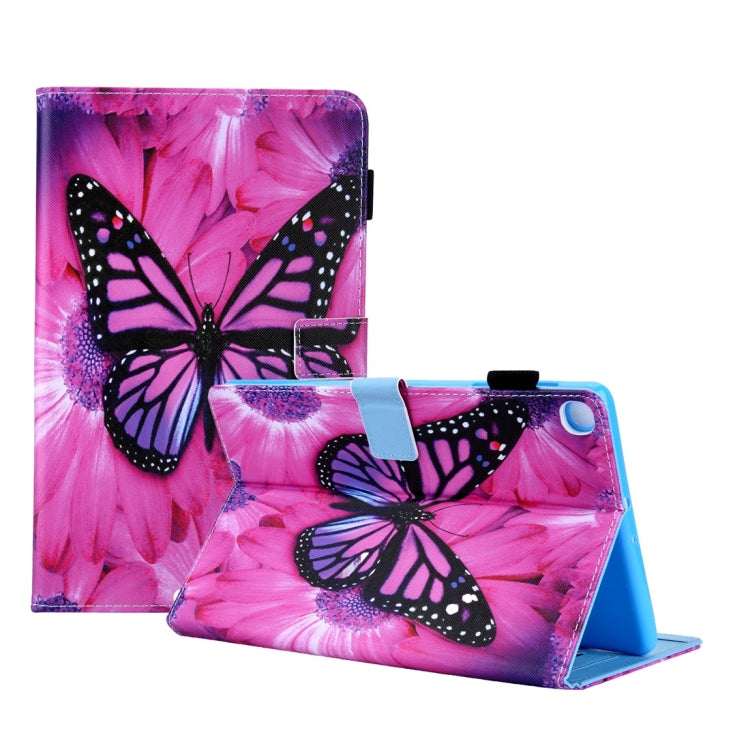 For Galaxy Tab S5e 10.5 T720 / T725 Colored Drawing Horizontal Flip PU Leather Case with Holder & Card Slots