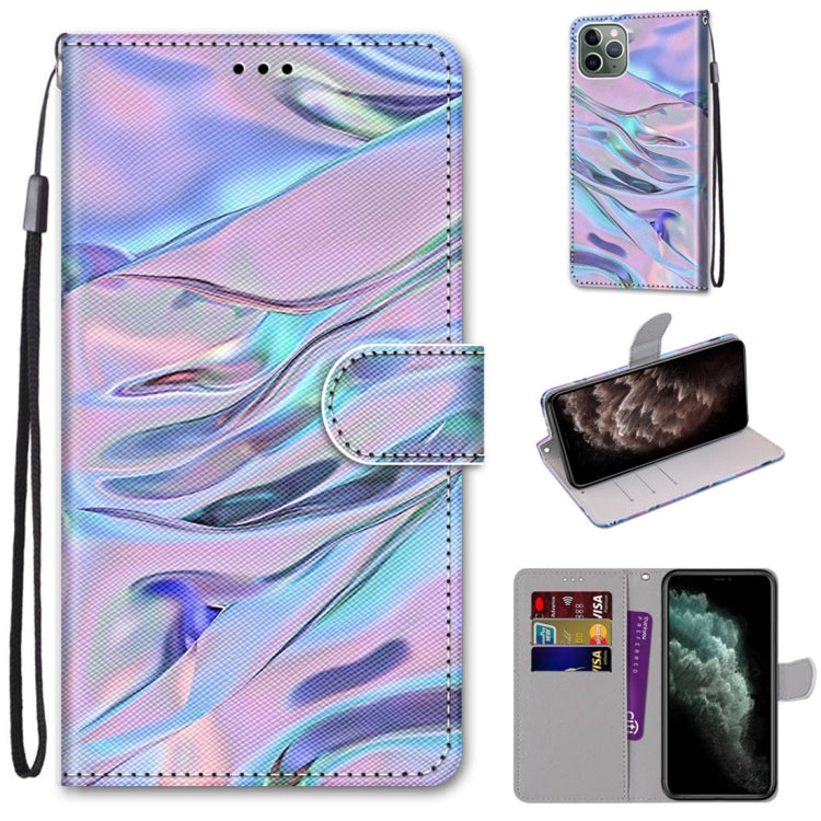 Coloured Drawing Cross Texture Horizontal Flip PU Leather Case with Holder & Card Slots & Wallet & Lanyard, For iPhone 11 Pro Max, For iPhone 12 mini