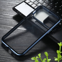 Load image into Gallery viewer, Sliding Lens Cover Mirror Design Four-corner Shockproof Magnetic Metal Frame Double-sided Tempered Glass Case, For iPhone 12 mini, For iPhone 12 / 12 Pro, For iPhone 12 Pro Max