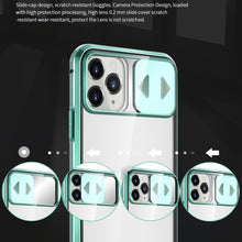 Load image into Gallery viewer, Sliding Lens Cover Mirror Design Four-corner Shockproof Magnetic Metal Frame Double-sided Tempered Glass Case, For iPhone 12 mini, For iPhone 12 / 12 Pro, For iPhone 12 Pro Max