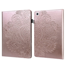 Load image into Gallery viewer, Peacock Embossed Pattern TPU + PU Horizontal Flip Leather Case with Holder &amp; Card Slots &amp; Wallet, For Samsung Galaxy Tab A7 T500, For Samsung Galaxy Tab S6 Lite P610, For Samsung Galaxy Tab A 8.0 (2019) T290, For Samsung Galaxy Tab A 10.1 (2019) T510  ...
