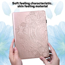 Load image into Gallery viewer, Peacock Embossed Pattern TPU + PU Horizontal Flip Leather Case with Holder &amp; Card Slots &amp; Wallet, For Samsung Galaxy Tab A7 T500, For Samsung Galaxy Tab S6 Lite P610, For Samsung Galaxy Tab A 8.0 (2019) T290, For Samsung Galaxy Tab A 10.1 (2019) T510  ...