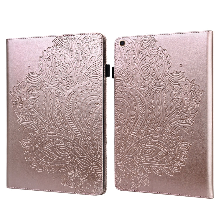 Peacock Embossed Pattern TPU + PU Horizontal Flip Leather Case with Holder & Card Slots & Wallet, For Samsung Galaxy Tab A7 T500, For Samsung Galaxy Tab S6 Lite P610, For Samsung Galaxy Tab A 8.0 (2019) T290, For Samsung Galaxy Tab A 10.1 (2019) T510  ...