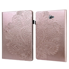 Load image into Gallery viewer, Peacock Embossed Pattern TPU + PU Horizontal Flip Leather Case with Holder &amp; Card Slots &amp; Wallet, For Samsung Galaxy Tab A7 T500, For Samsung Galaxy Tab S6 Lite P610, For Samsung Galaxy Tab A 8.0 (2019) T290, For Samsung Galaxy Tab A 10.1 (2019) T510  ...
