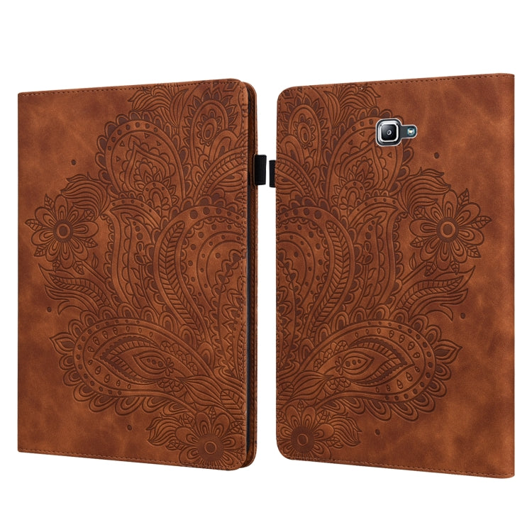Peacock Embossed Pattern TPU + PU Horizontal Flip Leather Case with Holder & Card Slots & Wallet, For Samsung Galaxy Tab A7 T500, For Samsung Galaxy Tab S6 Lite P610, For Samsung Galaxy Tab A 8.0 (2019) T290, For Samsung Galaxy Tab A 10.1 (2019) T510  ...
