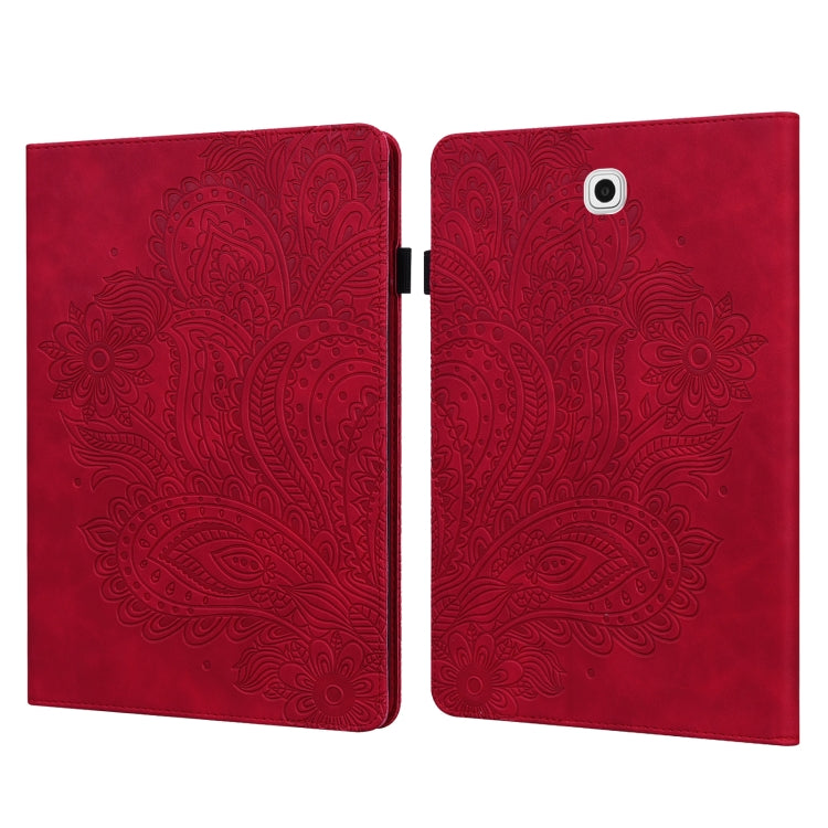Peacock Embossed Pattern TPU + PU Horizontal Flip Leather Case with Holder & Card Slots & Wallet, For Samsung Galaxy Tab A7 T500, For Samsung Galaxy Tab S6 Lite P610, For Samsung Galaxy Tab A 8.0 (2019) T290, For Samsung Galaxy Tab A 10.1 (2019) T510  ...