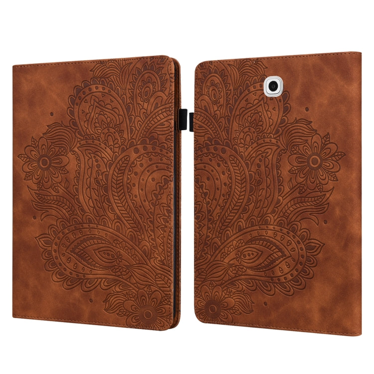 Peacock Embossed Pattern TPU + PU Horizontal Flip Leather Case with Holder & Card Slots & Wallet, For Samsung Galaxy Tab A7 T500, For Samsung Galaxy Tab S6 Lite P610, For Samsung Galaxy Tab A 8.0 (2019) T290, For Samsung Galaxy Tab A 10.1 (2019) T510  ...