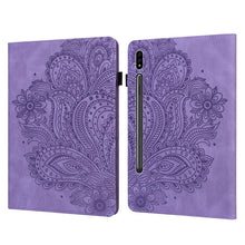 Load image into Gallery viewer, Peacock Embossed Pattern TPU + PU Horizontal Flip Leather Case with Holder &amp; Card Slots &amp; Wallet, For Samsung Galaxy Tab A7 T500, For Samsung Galaxy Tab S6 Lite P610, For Samsung Galaxy Tab A 8.0 (2019) T290, For Samsung Galaxy Tab A 10.1 (2019) T510  ...