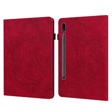 Load image into Gallery viewer, Peacock Embossed Pattern TPU + PU Horizontal Flip Leather Case with Holder &amp; Card Slots &amp; Wallet, For Samsung Galaxy Tab A7 T500, For Samsung Galaxy Tab S6 Lite P610, For Samsung Galaxy Tab A 8.0 (2019) T290, For Samsung Galaxy Tab A 10.1 (2019) T510  ...