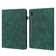 Load image into Gallery viewer, Peacock Embossed Pattern TPU + PU Horizontal Flip Leather Case with Holder &amp; Card Slots &amp; Wallet, For Samsung Galaxy Tab A7 T500, For Samsung Galaxy Tab S6 Lite P610, For Samsung Galaxy Tab A 8.0 (2019) T290, For Samsung Galaxy Tab A 10.1 (2019) T510  ...