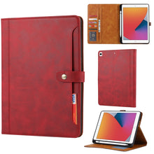 Load image into Gallery viewer, Calf Texture Double Fold Clasp Horizontal Flip Leather Case with Photo Frame &amp; Holder &amp; Card Slots &amp; Wallet, For iPad 10.2, For iPad Pro 10.5, For iPad 9.7 (2018/2017) / Air 2, For iPad mini 5 / mini 4 / mini 3, For iPad Pro 11 inch (2020)             ...