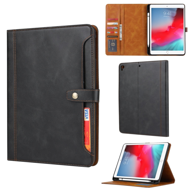 Calf Texture Double Fold Clasp Horizontal Flip Leather Case with Photo Frame & Holder & Card Slots & Wallet, For iPad 10.2, For iPad Pro 10.5, For iPad 9.7 (2018/2017) / Air 2, For iPad mini 5 / mini 4 / mini 3, For iPad Pro 11 inch (2020)             ...