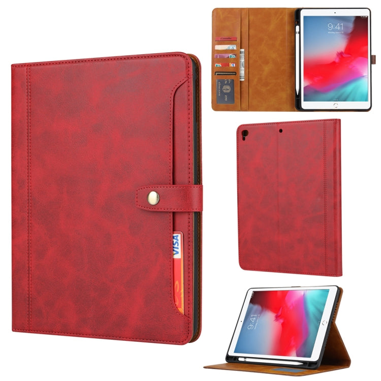 Calf Texture Double Fold Clasp Horizontal Flip Leather Case with Photo Frame & Holder & Card Slots & Wallet, For iPad 10.2, For iPad Pro 10.5, For iPad 9.7 (2018/2017) / Air 2, For iPad mini 5 / mini 4 / mini 3, For iPad Pro 11 inch (2020)             ...