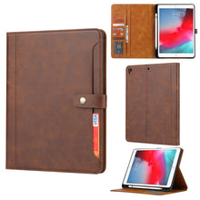 Load image into Gallery viewer, Calf Texture Double Fold Clasp Horizontal Flip Leather Case with Photo Frame &amp; Holder &amp; Card Slots &amp; Wallet, For iPad 10.2, For iPad Pro 10.5, For iPad 9.7 (2018/2017) / Air 2, For iPad mini 5 / mini 4 / mini 3, For iPad Pro 11 inch (2020)             ...