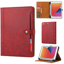 Load image into Gallery viewer, Calf Texture Double Fold Clasp Horizontal Flip Leather Case with Photo Frame &amp; Holder &amp; Card Slots &amp; Wallet, For iPad 10.2, For iPad Pro 10.5, For iPad 9.7 (2018/2017) / Air 2, For iPad mini 5 / mini 4 / mini 3, For iPad Pro 11 inch (2020)             ...