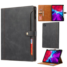 Load image into Gallery viewer, Calf Texture Double Fold Clasp Horizontal Flip Leather Case with Photo Frame &amp; Holder &amp; Card Slots &amp; Wallet, For iPad 10.2, For iPad Pro 10.5, For iPad 9.7 (2018/2017) / Air 2, For iPad mini 5 / mini 4 / mini 3, For iPad Pro 11 inch (2020)             ...