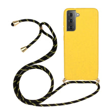 Load image into Gallery viewer, Wheat Straw Material + TPU Protective Case with Lanyard, For Samsung Galaxy S21 5G, For Samsung Galaxy S21+ 5G, For Samsung Galaxy S21 Ultra 5G, For Samsung Galaxy S20 FE