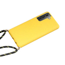 Load image into Gallery viewer, Wheat Straw Material + TPU Protective Case with Lanyard, For Samsung Galaxy S21 5G, For Samsung Galaxy S21+ 5G, For Samsung Galaxy S21 Ultra 5G, For Samsung Galaxy S20 FE