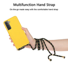 Load image into Gallery viewer, Wheat Straw Material + TPU Protective Case with Lanyard, For Samsung Galaxy S21 5G, For Samsung Galaxy S21+ 5G, For Samsung Galaxy S21 Ultra 5G, For Samsung Galaxy S20 FE