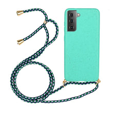 Load image into Gallery viewer, Wheat Straw Material + TPU Protective Case with Lanyard, For Samsung Galaxy S21 5G, For Samsung Galaxy S21+ 5G, For Samsung Galaxy S21 Ultra 5G, For Samsung Galaxy S20 FE