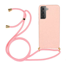 Load image into Gallery viewer, Wheat Straw Material + TPU Protective Case with Lanyard, For Samsung Galaxy S21 5G, For Samsung Galaxy S21+ 5G, For Samsung Galaxy S21 Ultra 5G, For Samsung Galaxy S20 FE