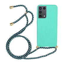 Load image into Gallery viewer, Wheat Straw Material + TPU Protective Case with Lanyard, For Samsung Galaxy S21 5G, For Samsung Galaxy S21+ 5G, For Samsung Galaxy S21 Ultra 5G, For Samsung Galaxy S20 FE
