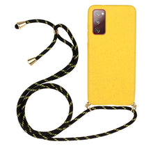 Load image into Gallery viewer, Wheat Straw Material + TPU Protective Case with Lanyard, For Samsung Galaxy S21 5G, For Samsung Galaxy S21+ 5G, For Samsung Galaxy S21 Ultra 5G, For Samsung Galaxy S20 FE