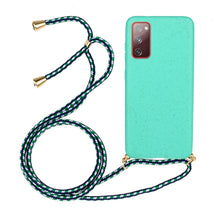Load image into Gallery viewer, Wheat Straw Material + TPU Protective Case with Lanyard, For Samsung Galaxy S21 5G, For Samsung Galaxy S21+ 5G, For Samsung Galaxy S21 Ultra 5G, For Samsung Galaxy S20 FE