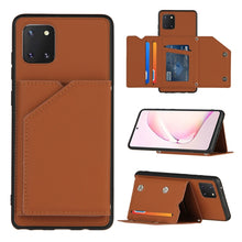 Load image into Gallery viewer, Skin Feel PU + TPU + PC Back Cover Shockproof Case with Card Slots &amp; Holder &amp; Photo Frame, For OPPO Realme 7, For Samsung Galaxy A50 &amp; A30s &amp; A50s, For OPPO Realme C11, For Samsung Galaxy A70 &amp; A70s, For OPPO Realme C15, For Samsung Galaxy M60s &amp; A81  ...
