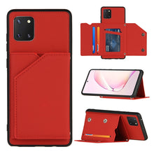 Load image into Gallery viewer, Skin Feel PU + TPU + PC Back Cover Shockproof Case with Card Slots &amp; Holder &amp; Photo Frame, For OPPO Realme 7, For Samsung Galaxy A50 &amp; A30s &amp; A50s, For OPPO Realme C11, For Samsung Galaxy A70 &amp; A70s, For OPPO Realme C15, For Samsung Galaxy M60s &amp; A81  ...