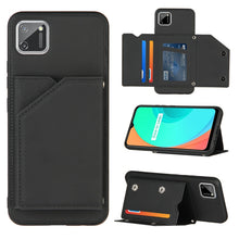 Load image into Gallery viewer, Skin Feel PU + TPU + PC Back Cover Shockproof Case with Card Slots &amp; Holder &amp; Photo Frame, For OPPO Realme 7, For Samsung Galaxy A50 &amp; A30s &amp; A50s, For OPPO Realme C11, For Samsung Galaxy A70 &amp; A70s, For OPPO Realme C15, For Samsung Galaxy M60s &amp; A81  ...