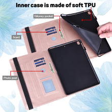 Load image into Gallery viewer, Peacock Embossed Pattern TPU + PU Horizontal Flip Leather Case with Holder &amp; Card Slots &amp; Wallet &amp; Sleep / Wake-up Function, For iPad 9.7 (2017) &amp; (2018), For iPad 10.2 2021 / 2020 / 2019, For iPad mini (2019) / mini 4 / mini 3 / mini 2 / mini
