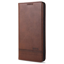 Load image into Gallery viewer, ZNS Magnetic Calf Texture Horizontal Flip Leather Case with Card Slots &amp; Holder &amp; Wallet, For vivo V20 Pro / S7, For Xiaomi Mi Note 10 Lite