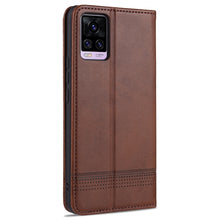 Load image into Gallery viewer, ZNS Magnetic Calf Texture Horizontal Flip Leather Case with Card Slots &amp; Holder &amp; Wallet, For vivo V20 Pro / S7, For Xiaomi Mi Note 10 Lite